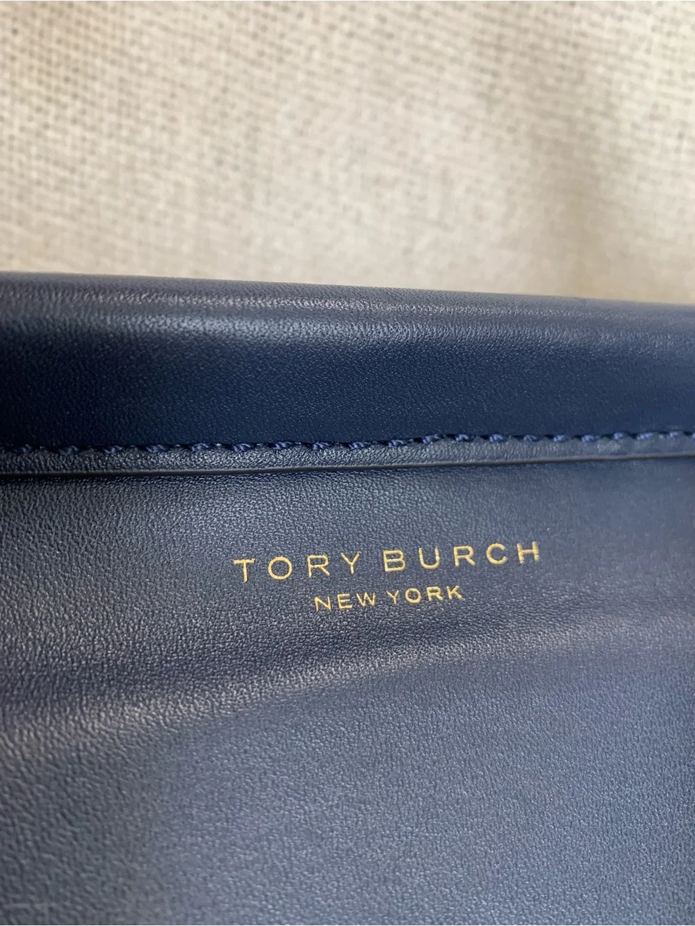Tory Burch Block T Navy/Red Leather Satchel/Long Crossbody/Shoulder Strap